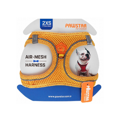 حزام كلب Pawstar 2XS Neon Blue Air Mesh من 24 إلى 28 سم