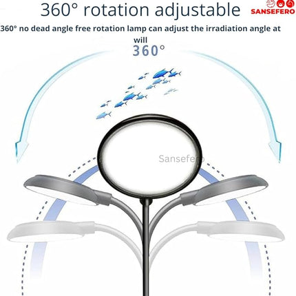 Quanlong Fish Quanlong LED Mini Fish Tank Clip Lamp 360° Flexible 5W