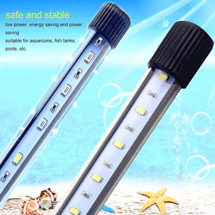 Quanlong Fish Quanlong T4 LED Aquarium Light  7W 50-60CM Amphibious Energy Saving Fish Tank Light Bar