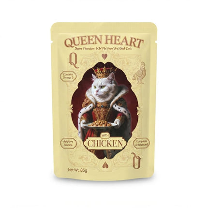 Queen Heart Cat Queen Heart Super Premium Chicken Wet Cat Food 85g