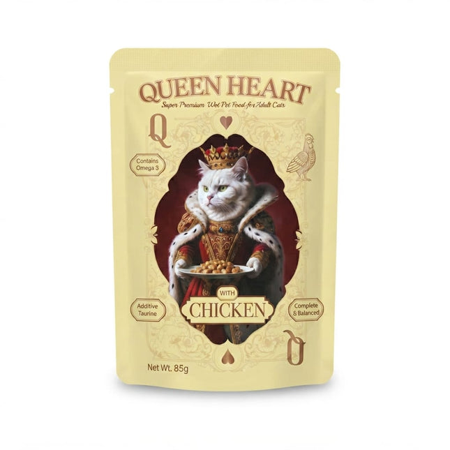 Queen Heart Cat Queen Heart Super Premium Chicken Wet Cat Food 85g