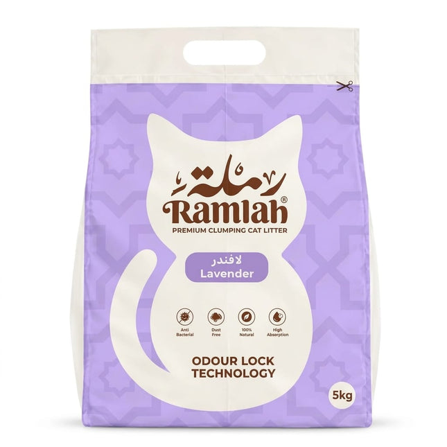 Ramlah Cat Ramlah Clumping Cat Litter Lavender 5kg