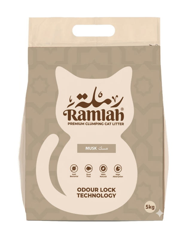 Ramlah Cat Ramlah premium clumping Musk 5Kg