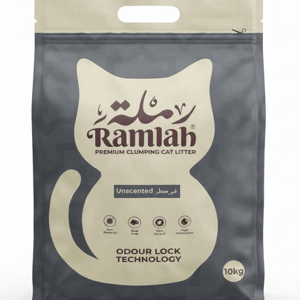 Ramlah Cat Ramlah premium clumping Unscented 10 Kg