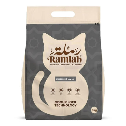 Ramlah Cat Ramlah premium clumping Unscented 5Kg
