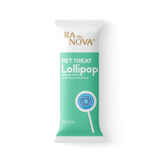 RANOVA Cat Ranova Lollipop Chicken and Barley 1.4 g Freeze Dried Treat for Cats
