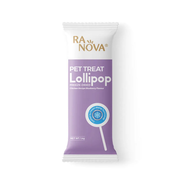 RANOVA Cat Ranova Lollipop Chicken and Blueberry 1.4 g Freeze Dried Treat for Cats
