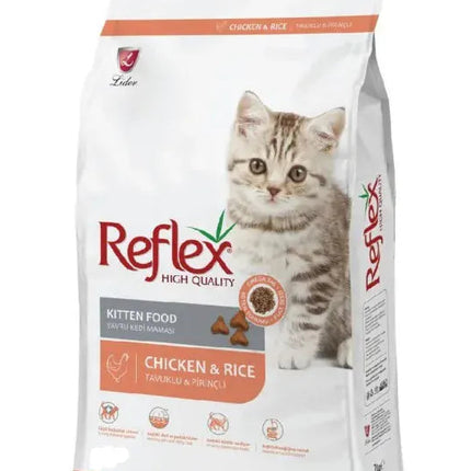 Reflex Cat Reflex Dry Food with Chicken, Flaxseed, and Rice for Kittens 2 kg
