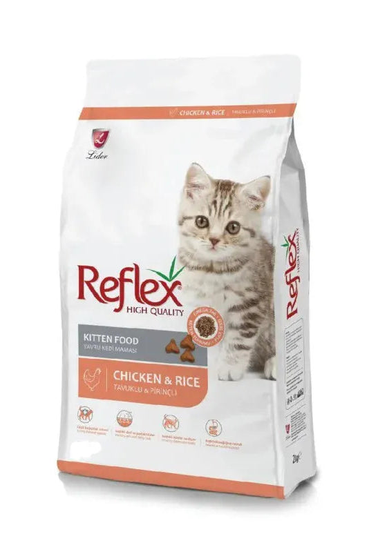 Reflex Cat Reflex Dry Food with Chicken, Flaxseed, and Rice for Kittens 2 kg