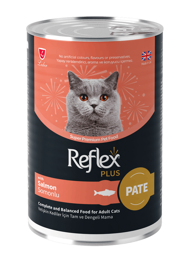 Reflex Cat reflex plus pate with salmon adult cat food 400g