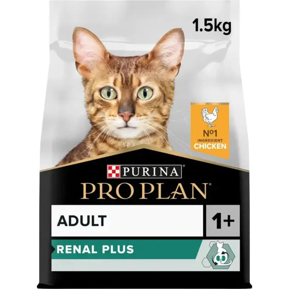 Purina Pro Plan Renal Plus Dry Food with Chicken for Adult Cats 1.5 kg