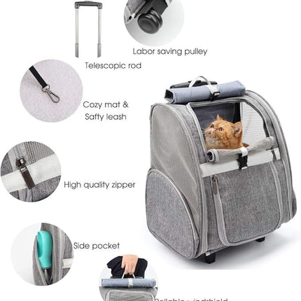 Rgomik Dog and cat Rgomik Pet Bag With wheel