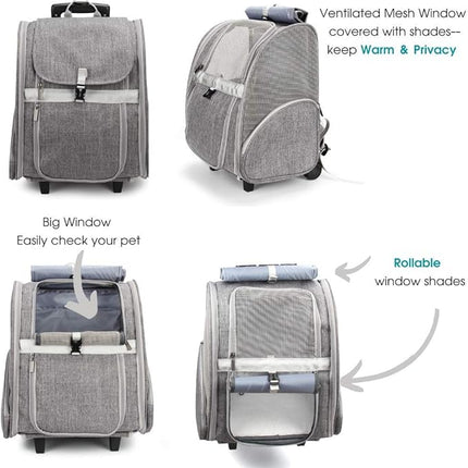 Rgomik Dog and cat Rgomik Pet Bag With wheel