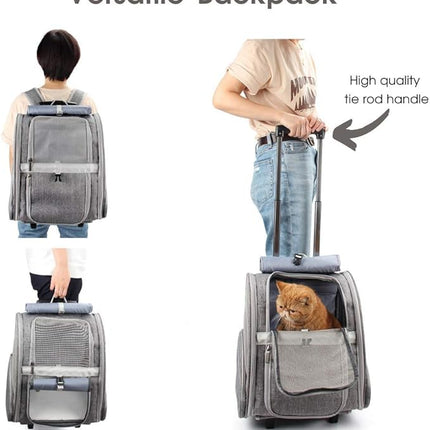 Rgomik Dog and cat Rgomik Pet Bag With wheel