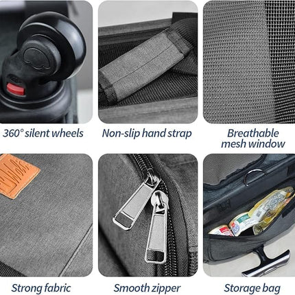 Rgomik Dog and cat Rgomik Pet Bag With wheel