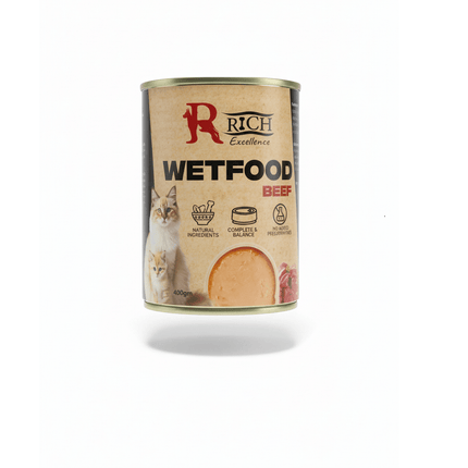 Rich Cat Rich excellence wet food cat flavor beef 400 gm