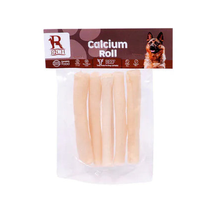 Rich Dog Rich Beef Calcium Roll Dog Treats 5 per pack
