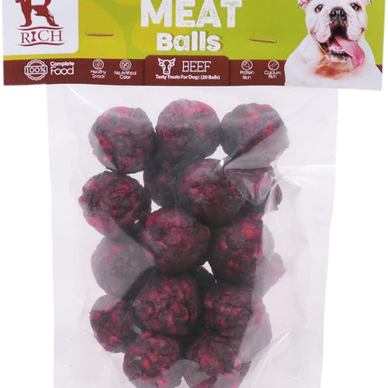 Rich Dog Rich Beef Meatball Dog Treats 8 pcs