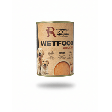 Rich Dog Rich excellence wet food dog flavor chicken 400 gm