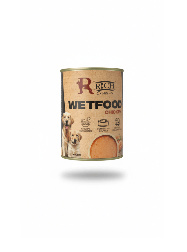 Rich Dog Rich excellence wet food dog flavor chicken 400 gm