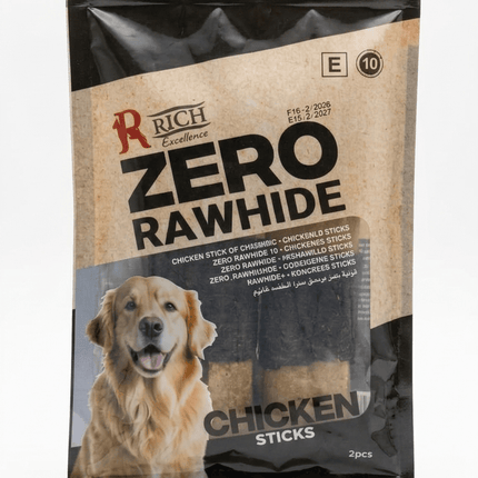 Rich Dog Rich Excellence Zero Rawhide Chicken Sticks Healthy Dog Chews 2 Pcs