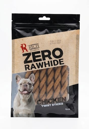 Rich Dog Rich treats zero rawhide with chicken 6 pcs