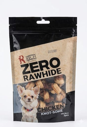 Rich Dog Rich treats zero rawhide with chicken 6pcs