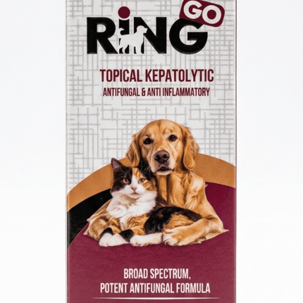 Ring Go Dog and cat Ring Go Topical Keratolytic Antifungal & Anti Inflammatory for Dogs And Cats 100ml