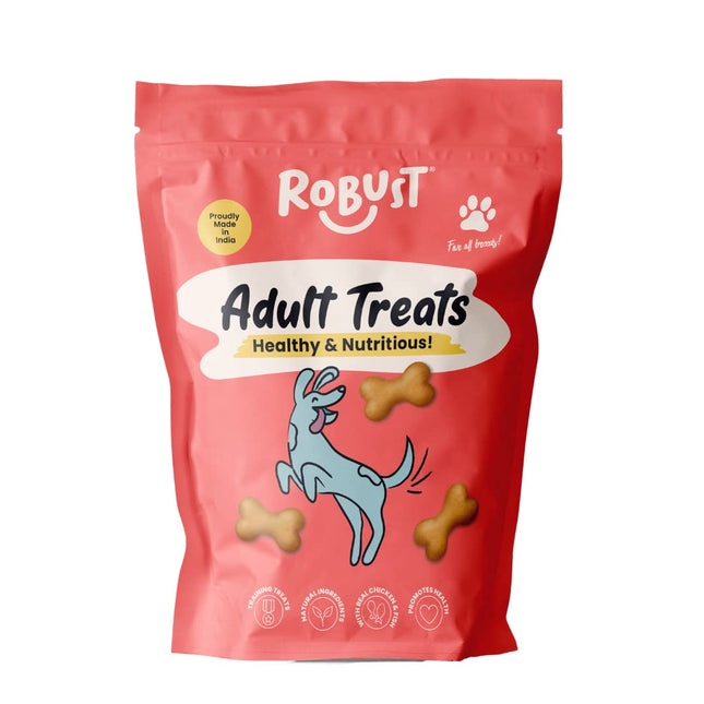 Robust Dog Robust Treats with Chicken and Fish for Adult Dogs 500 gr