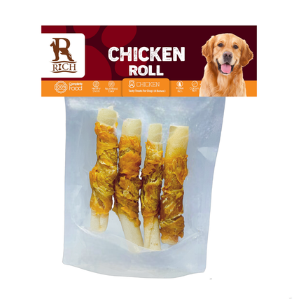 Rich Chicken Roll Dog Treats 4 pcs