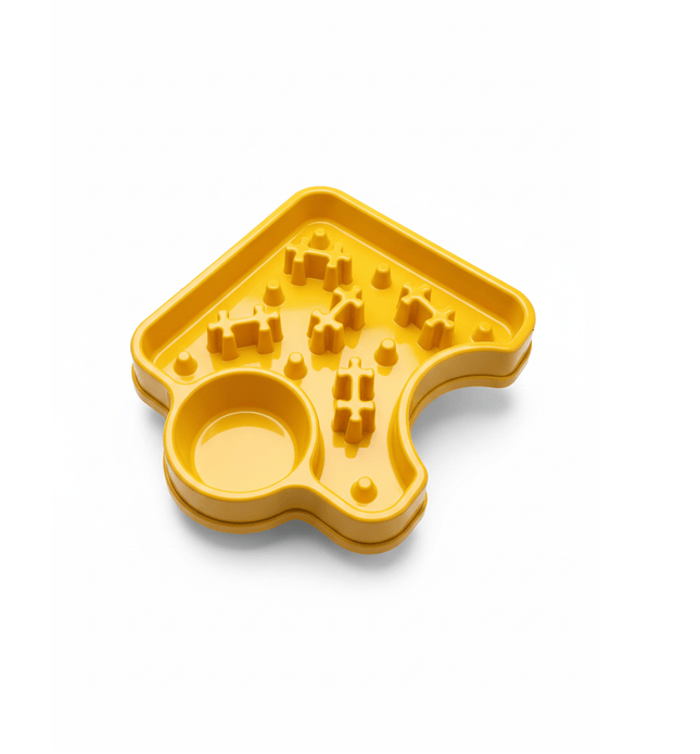 RoseWood Dog Slow Feeder Dog Bowl with Puzzle Pattern