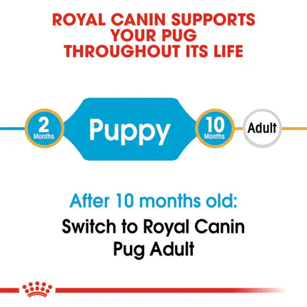 Royal Canin Dog Royal Canin Dry Food for Pug Puppies Up to 10 Months 1.5 kg