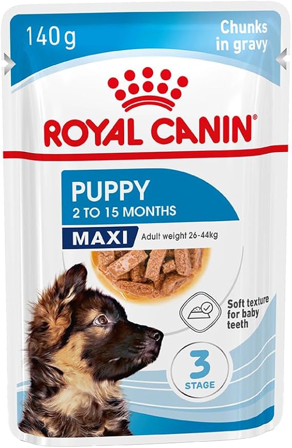 Royal Canin Dog Royal Canin Maxi Puppy in Gravy Pouch 140g