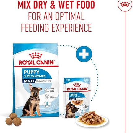 Royal Canin Dog Royal Canin Maxi Puppy in Gravy Pouch 140g
