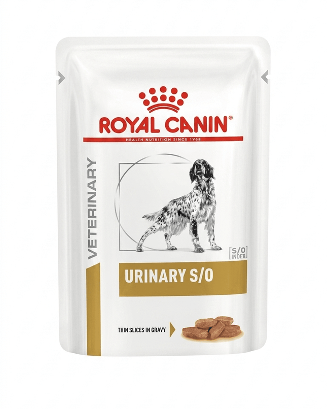 Royal Canin Dog Royal Canin Veterinary Urinary S/O Thin Slices in Gravy 100g