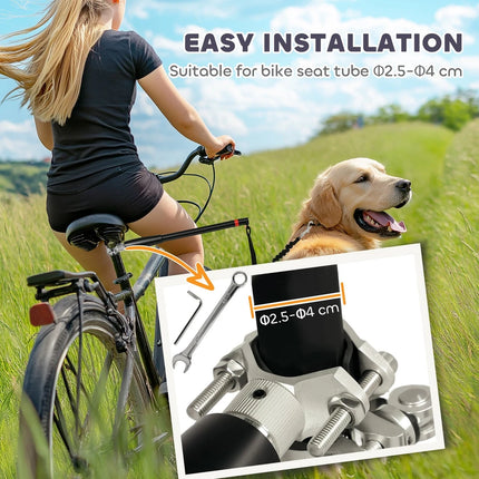 Zoofari Dog Harness No Pull Leash Bike Trainer Lead for Cycling
