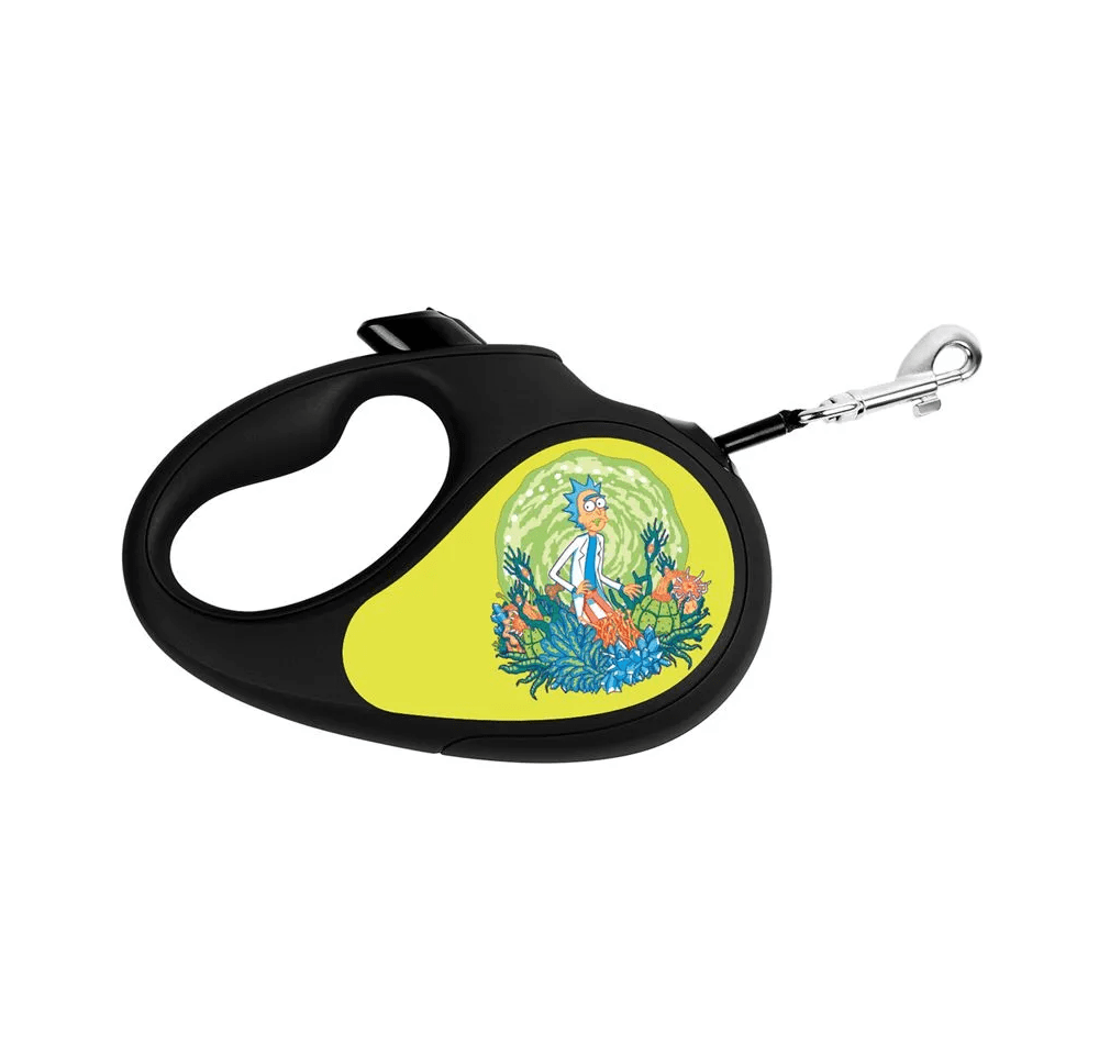 WAUDOG Retractable Large Leash With Unique Rick And Morty 3.0 Design