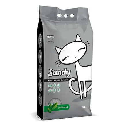 Sandy Cat Litter Sandy Hypoallergenic Extra Clumping Cat Litter Unscented 10 kg