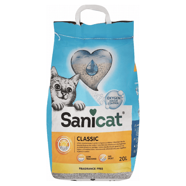sanicat Cat Sanicat Classic Clumping Cat Litter 20 L