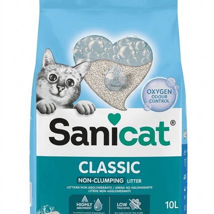 Sanicat Cat Sanicat Classic Non Clumping Cat Litter Marseille Soap Scent 10L
