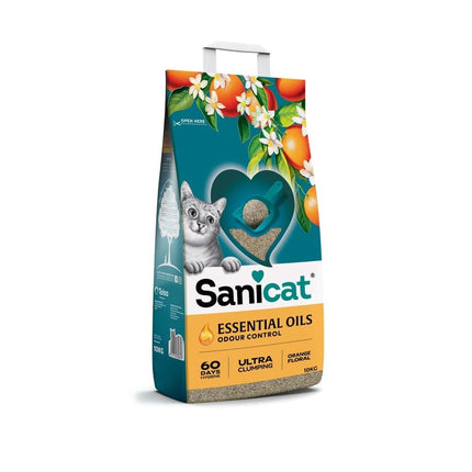 Sanicat Cat Sanicat essential oils orange floral litter 10 kg