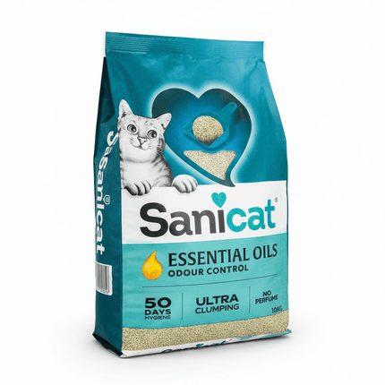 Sanicat Cat Sanicat With Essential Oils Odour Control litter 10L