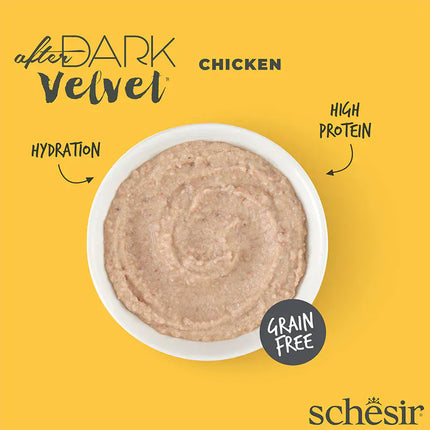 Schesir Cat Schesir After Dark Mousse with Chicken for Adult Cats 80 gr