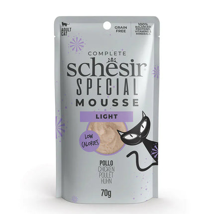 Schesir Cat Schesir Light Special Mousse with Chicken for Adult Cats 70 gr