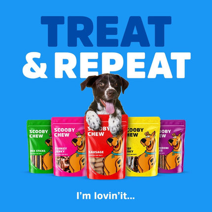 Scooby Dog Scooby Chew Beef Bite Dog Treats 120 gr