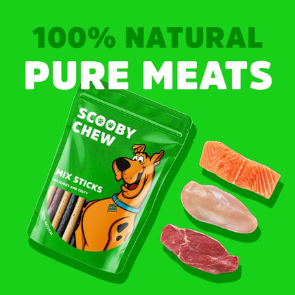 Scooby Dog Scooby Chew Mixed Stick Dog Treats 120 gr