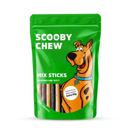 Scooby Dog Scooby Chew Mixed Stick Dog Treats 120 gr