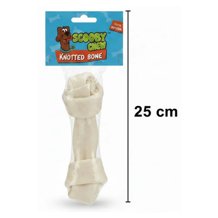 Scooby Dog Scooby Chew Premium 100% Natural Knotted Bone Treat for Dogs 25 cm