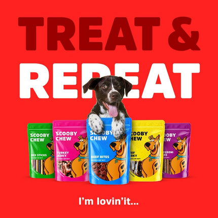 Scooby Dog Scooby Chew Sausage Dog Treats 120 gr