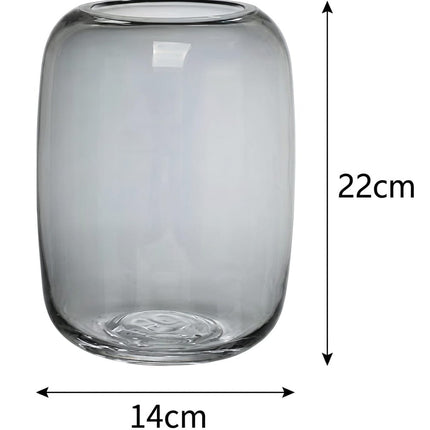 SEBO Fish Glass Plant Terrarium Vase Size 22x14